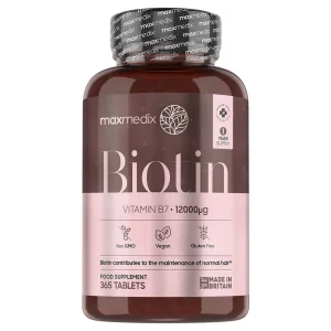 Biotin m. B7-vitamin 12000mcg